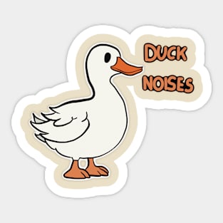 Duck Noises Sticker